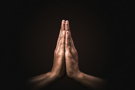 Namaste für Menschenrechte