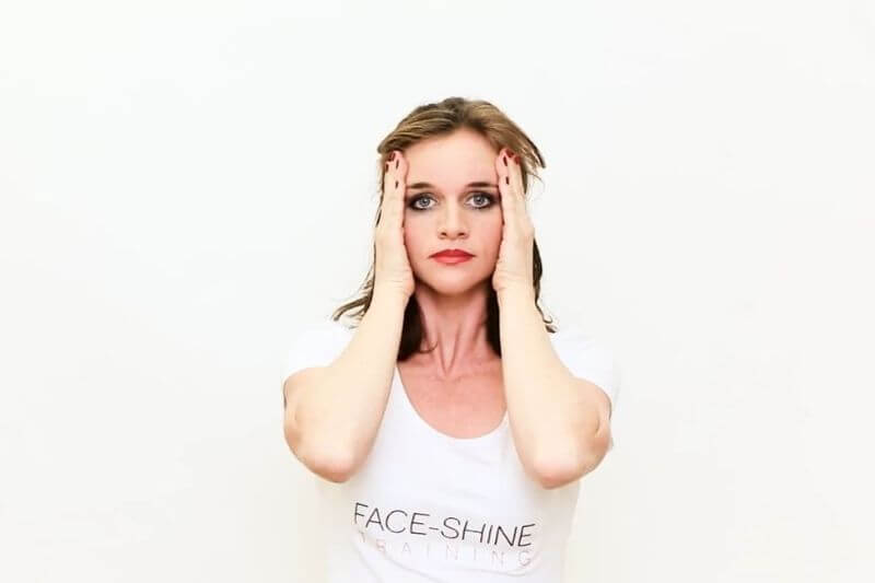 Gesichtsyoga Übung für die Augen