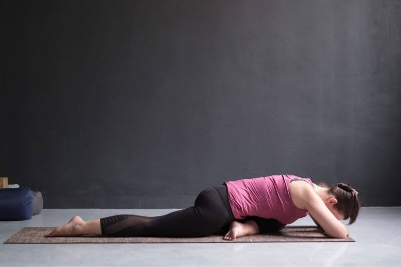 Taube - Yoga Übung Hüftöffner