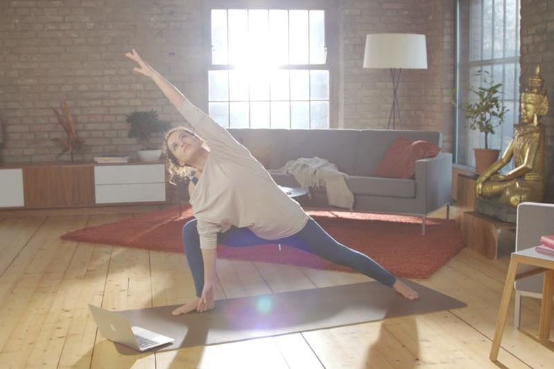 Online Yoga praktizieren
